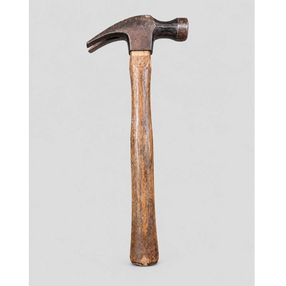 Vintage Stanley 16 Oz Curved Claw Hammer Wood Handle H1-1/2 Model 16-02 USA